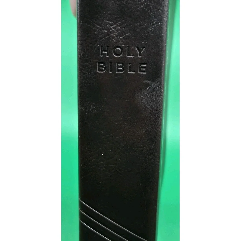 Holy Bible NIV Giant Print 2011 Zondervan Brown Leathersoft Personal Size